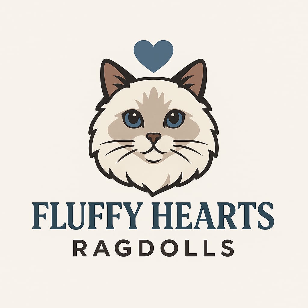 Fluffy Hearts Ragdolls logo